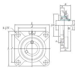 Bantalan UCFS315 KOYO