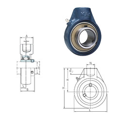 Bantalan UCHA201-8 FYH