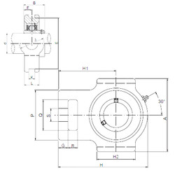 Bantalan UCT309 CX