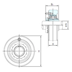 Bantalan UKC306+H2306 NACHI