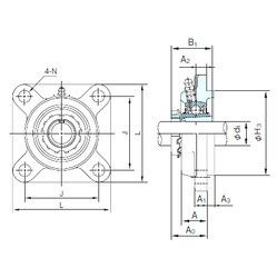 Bantalan UKFS305+H2305 NACHI