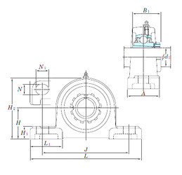 Bantalan UKP217SC KOYO