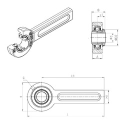 Bantalan UKSP209H SNR