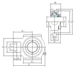 Bantalan UKT210 KOYO