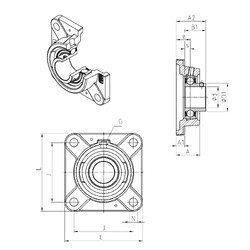 Bantalan USFE207 SNR