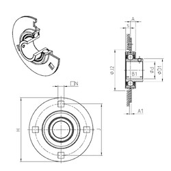 Bantalan USPF211 SNR