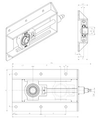 Bantalan UST205+WB SNR