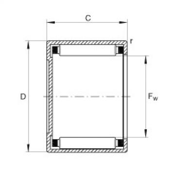 Bantalan BCH812 INA