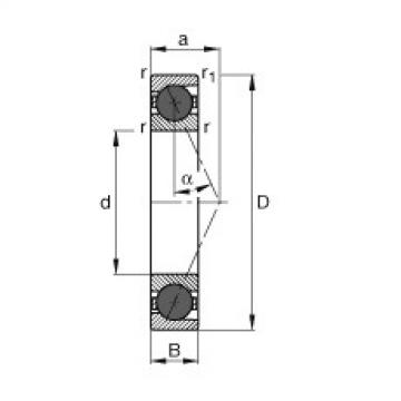 Bantalan HCB7040-E-T-P4S FAG