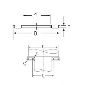 Bantalan AXK7095 Timken