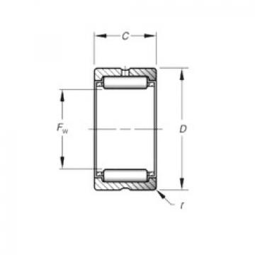 Bantalan HJ-243316 Timken