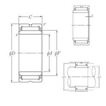 Bantalan NK155/32+IR140×155×32 NTN