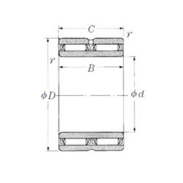 Bantalan NAFW659560 NSK