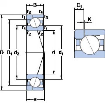 Bantalan 71934 CD/P4AH1 SKF