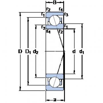 Bantalan 71920 CE/P4A SKF