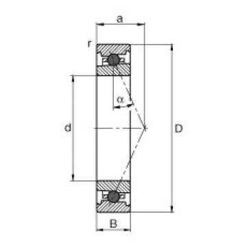 Bantalan HC71909-E-T-P4S FAG