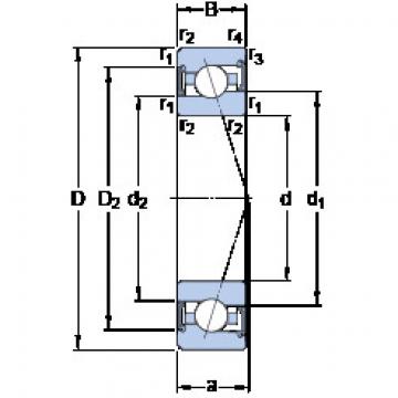 Bantalan S7016 CE/P4A SKF