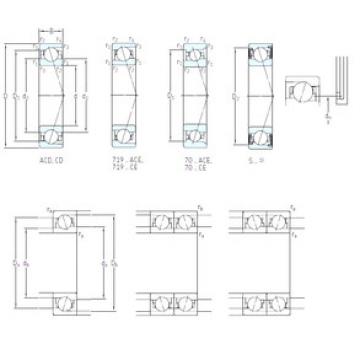 Bantalan S7024 CB/P4A SKF