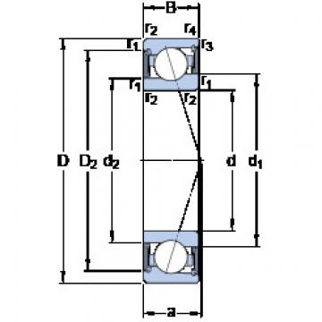 Bantalan S71905 CE/HCP4A SKF