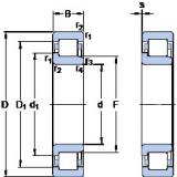 Bantalan NJ 308 ECP SKF