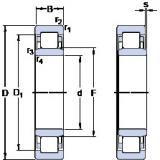 Bantalan NU 2307 ECJ SKF