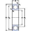 Bantalan 6032-2Z SKF