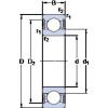 Bantalan W 61911-2RS1 SKF