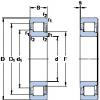 Bantalan NJ 1068 MA SKF