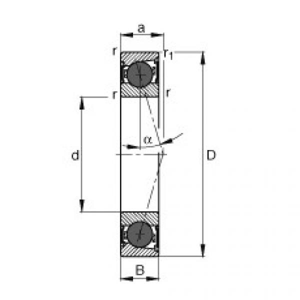 Bantalan HCB7002-C-2RSD-T-P4S FAG #1 image