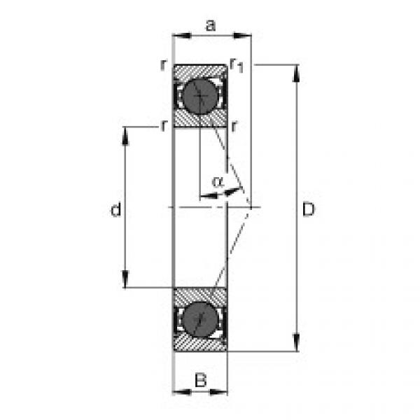 Bantalan HCB7009-E-2RSD-T-P4S FAG #1 image