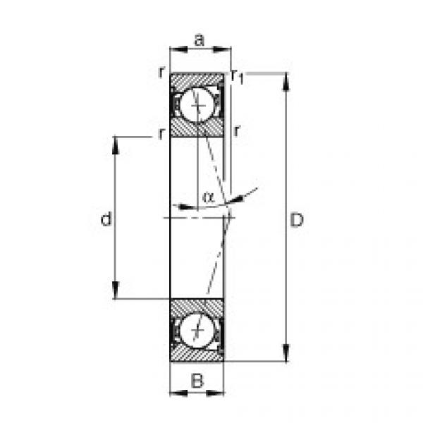 Bantalan B7018-C-2RSD-T-P4S FAG #1 image