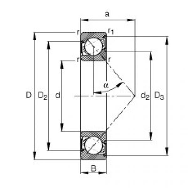 Bantalan 7307-B-2RS-TVP FAG #1 image