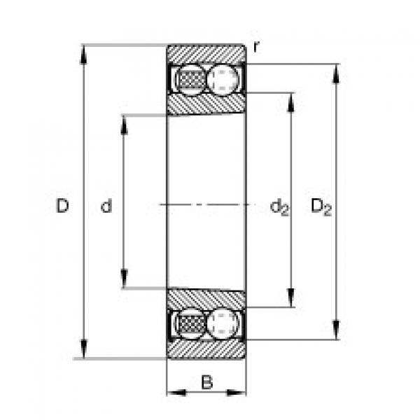 Bantalan 2212-K-2RS-TVH-C3 FAG #1 image