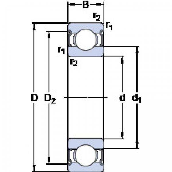 Bantalan 6032-2Z SKF #1 image