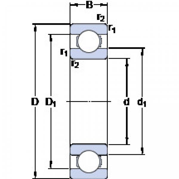 Bantalan D/W ER1458 SKF #1 image