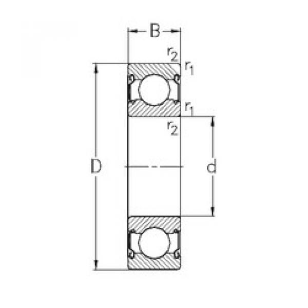 Bantalan 6007-2Z NKE #1 image