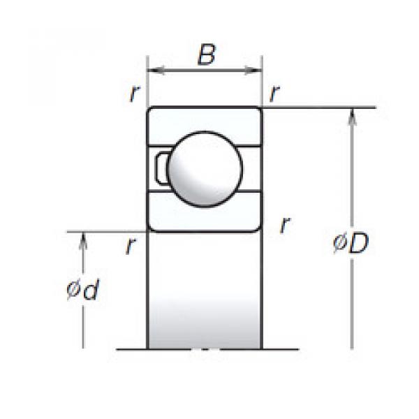 Bantalan 6306T1X NSK #1 image