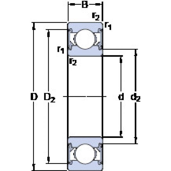 Bantalan 6003-2RSH SKF #1 image