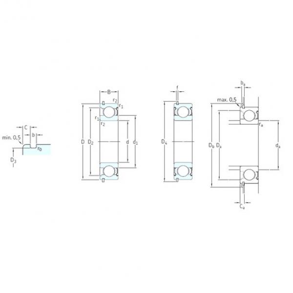 Bantalan 6309-2ZNR SKF #1 image