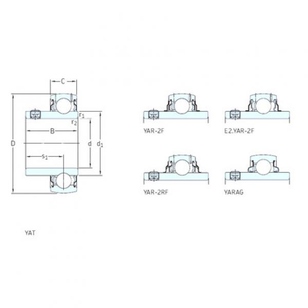 Bantalan YAR205-015-2RF/VE495 SKF #1 image