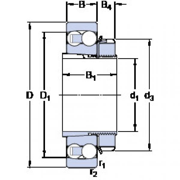 Bantalan 1209 EKTN9 + H 209 SKF #1 image