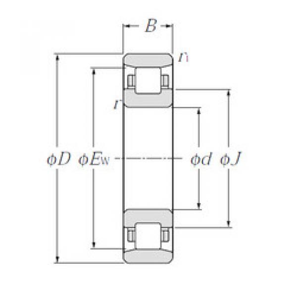 Bantalan N1028 NTN #1 image