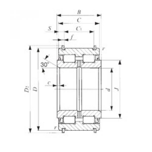 Bantalan NAS 5076ZZ IKO #1 image