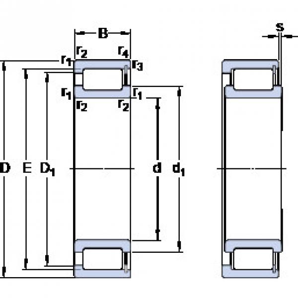 Bantalan NCF 2934 CV SKF #1 image