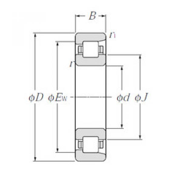 Bantalan NF322 NTN #1 image