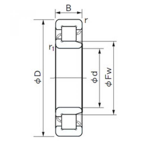 Bantalan NJ 322 NACHI #1 image