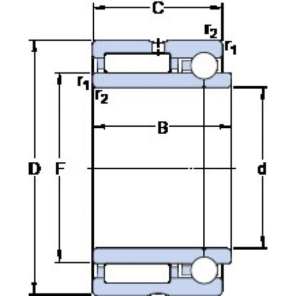 Bantalan NKIB 5906 SKF #1 image