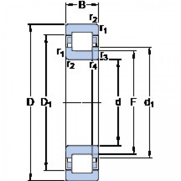 Bantalan NUP 309 ECJ SKF #1 image