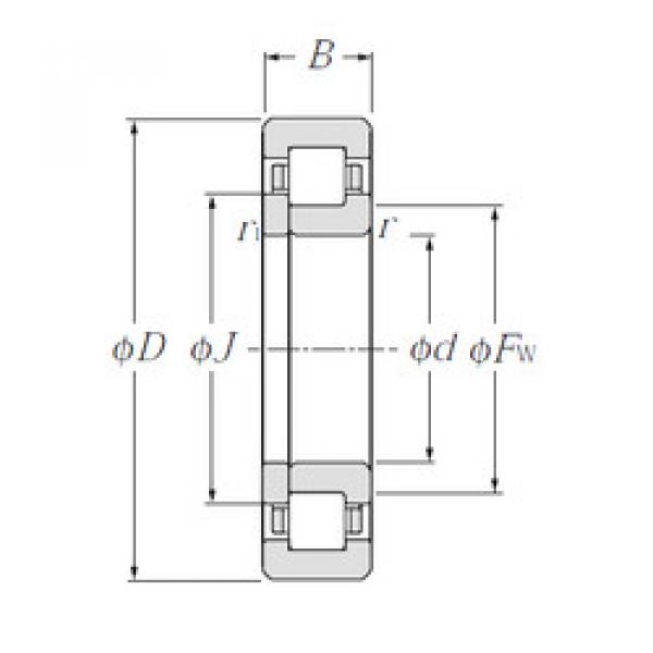 Bantalan NUP208 NTN #1 image