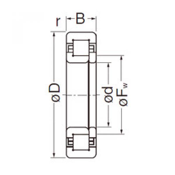 Bantalan NUP208EG NACHI #1 image